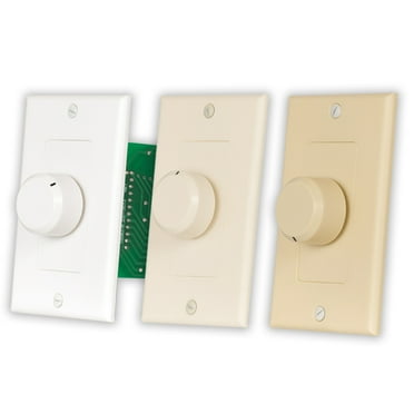 Acoustic Audio AAVCD3C Speaker Volume Control Dial 3 Color White Ivory Almond