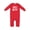 Red, variant on Future Table Tennis Champ Baby Romper Coveralls