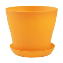 ZMKIAG Plant Pots, Colorful Small Flowerpot 8 inch Planter for Indoor Outdoor Garden Home Decor Plastic Flower Pot Round Planter Bonsai Planter Flower Vegetable Planter Pot House Decorative