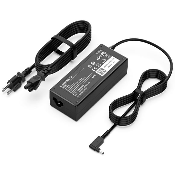 Cargador Para Chromebook Acer N15Q8 N15Q9 N15Q10 Cb3-431 Cb3-532 Cb3-131 Cb3-111 Cb3-531 Adaptador De Ca Para Computadora Portátil Cb5-132T Cb5-311 Cb5-571 C720 C720P C738T C740 C810 C910 R11 Cable De