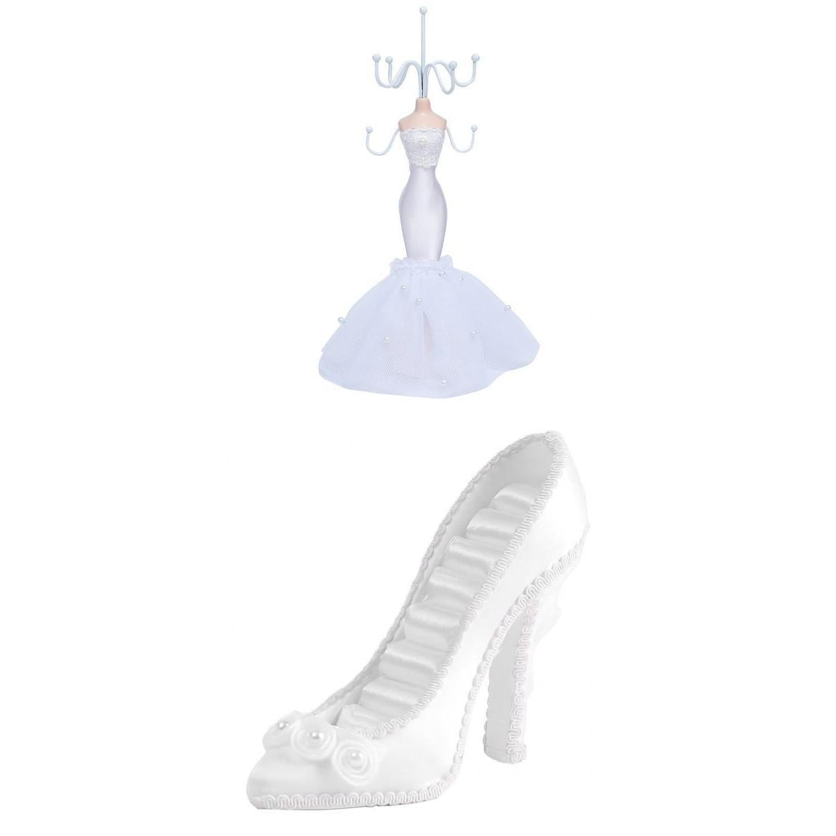 Chic Shoe Mermaid Dress Mannequin Jewelry Holder Organizer Display Stand Hanging 
