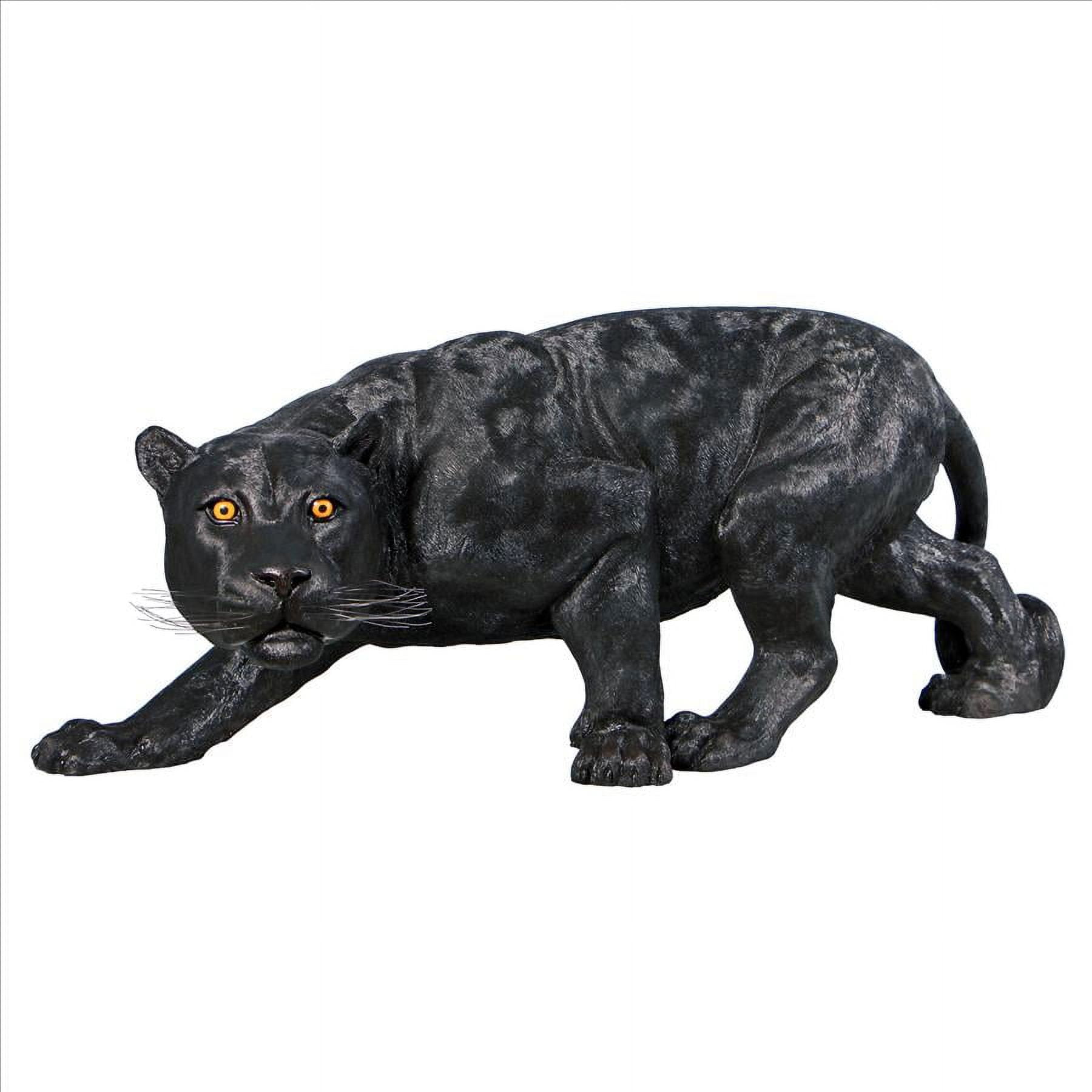 ALLIGATOR 特注品 STANDING 165 BLACK PANTHER Panther Jaguar Black Sculpture Decor by John Perry Jaguar 12