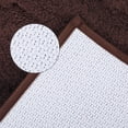thumbnail image 4 of REGALWOVEN Non Slip Washable Soft Absorbent Bath Rug with Rubber Backing for Shower Floor Brown 20" x 32", 4 of 7