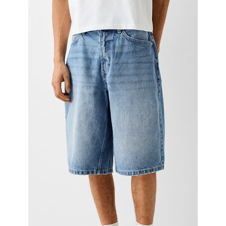 MNML ミニマル｜BAGGY ZIPPER DENIM SHORTS デニムショーツ Baggy Zipper Denim Shorts - Black | mnml | shop now