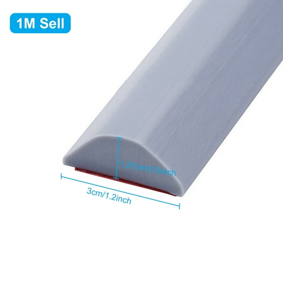 Bathroom Water Stopper Seal Strip Shower Threshold Dry/Wet Separation Barrier