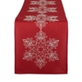 thumbnail image 1 of Design Imports DII Sparkle Flocons de Neige Brodés Chemin de Table 14x70 Pouces, 1 of 4