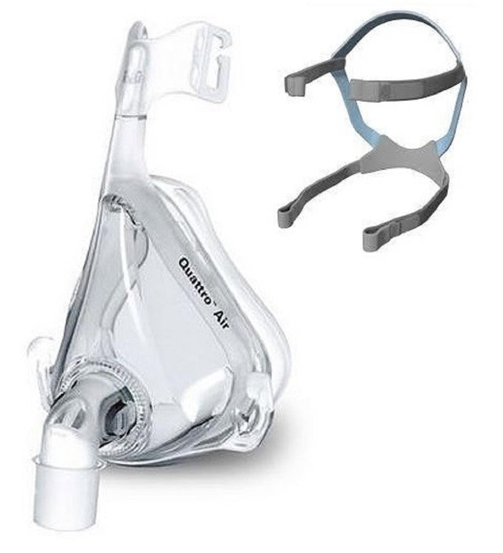 ResMed Quattro Air Full Face CPAP Mask and Headgear Large 62703