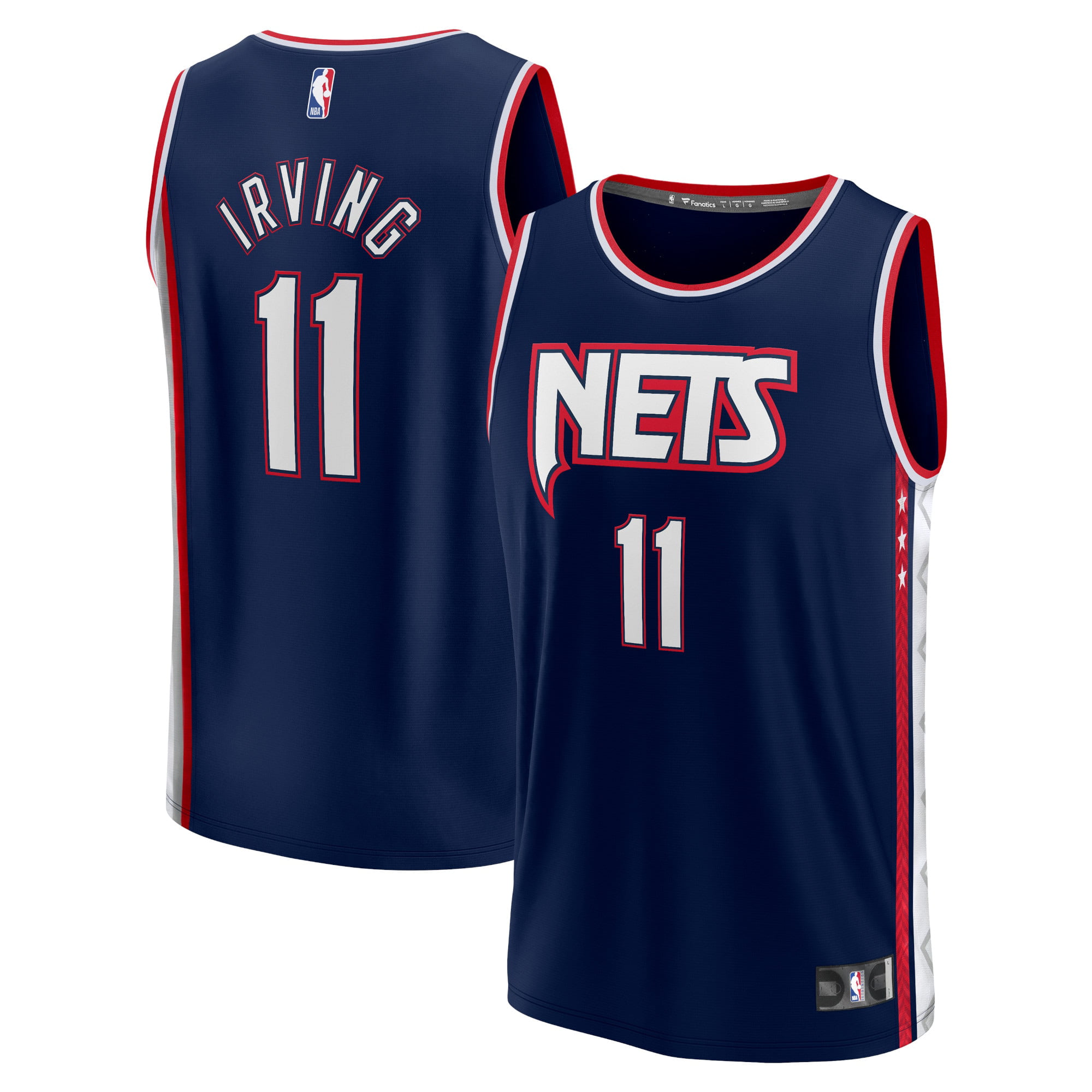 Youth Nike Kyrie Irving Black Brooklyn Nets Swingman Jersey - Icon 