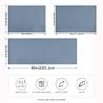 thumbnail image 4 of Dailycode Satin Pillow Case Standard Silk Pillow Cover for Hair and Skin Envelope Closure Blue 20"x26", 4 of 9