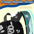 thumbnail image 5 of Snake and Hand Gothic Pattern 17" School Backpacks for Teens,Waterproof Oxford Fabric,S-Shape Padded Straps for School,Travel,Hiking,Camping, 5 of 6