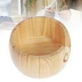 thumbnail image 4 of Xihbxyly Cuenco de Madera para Hilo, Soporte de Madera Natural para Tejer, Accesorio Portátil para Crochet, Diseño Antienredos para Guardar Hilo, Ideal para Llevar, Regalo Perfecto para Artesanos., 4 of 4