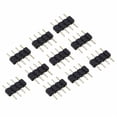 thumbnail image 3 of 100 conectores adaptadores de enchufe macho para tiras de LED RGB de 4 pines para tiras de luz 3528 5050, 3 of 6