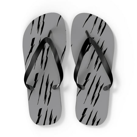 

Effete Feline Claw Marks Scratch Flip Flops Sandals