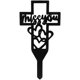 thumbnail image 1 of Estaca de cruz de cementerio Estaca conmemorativa de hierro Estaca de cruz de patio Letrero Decoración de cementerio, 1 of 7