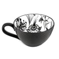thumbnail image 3 of Ma Maison Tasse Florale en Noir et Blanc, 450ml, 3 of 4
