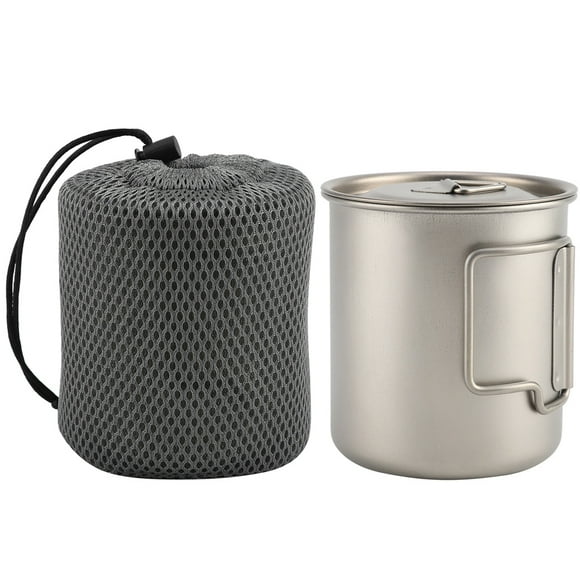 ZOUSSIQI 420ML Durable Pure Titanium Water Coffee Beer Cup Drinkware Mug for Home JU316-12489