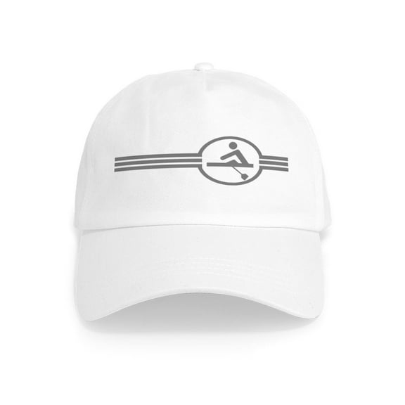 CafePress - Rowing Crew Emblem Cap - Adjustable 100% Brushed Unisex Casual Cotton Baseball Cap, Beige, 1
