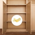 thumbnail image 5 of Shelf Pins L Shaped Shelf Support, Cabinet Shelf Holder Bracket for Kitchen (Gold Db), By TINGXIN, 5 of 5