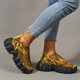 thumbnail image 1 of Zapatos de mujer Moda Estampado de leopardo Colorblock Detalle de punto Gráfico Calcetín Zapatos Suela gruesa Zapatillas de deporte de punto volador Wmkox8yii shalkjhdk2134, 1 of 1
