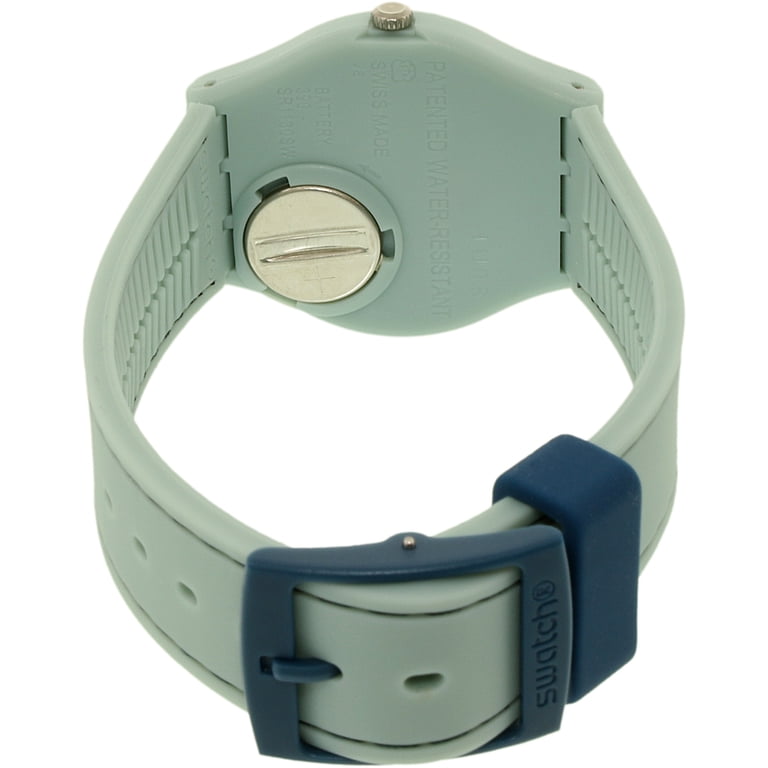 Swatch GM184 Unisex Blue Stitches Blue Dial Light Blue 