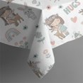 thumbnail image 5 of White Forest Girl Pattern Square Tablecloth,Waterproof Square Table Cover,Wipeable Spillproof Washable Table Cover for Home Kitchen Party Decor 42"X42"(107x107cm), 5 of 6