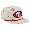 thumbnail image 3 of Men's New Era Cream San Francisco 49ers Celestial Golfer Snapback Hat, 3 of 5