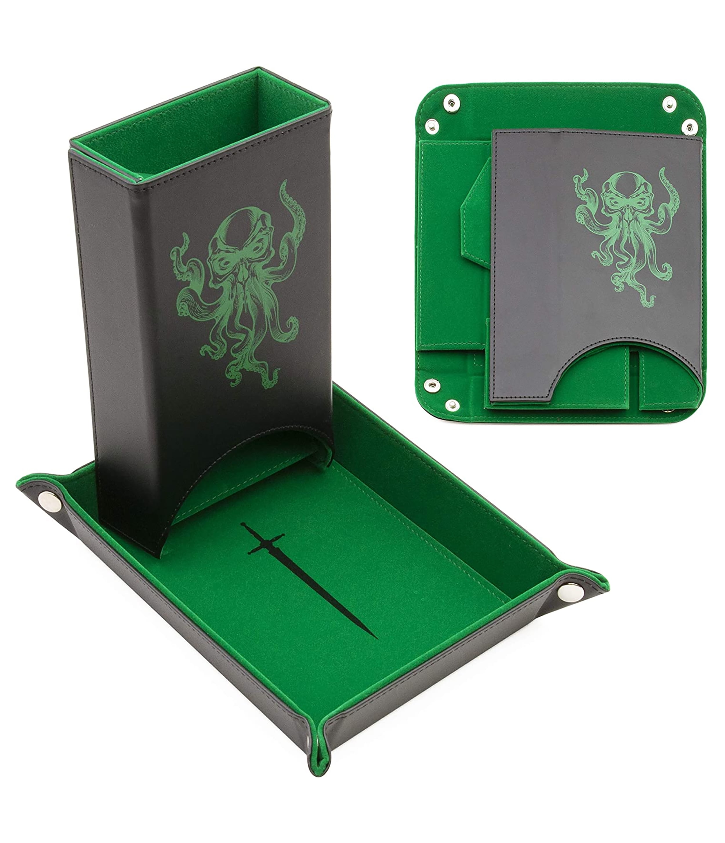 GeekOn Portable folding Dice Tower for Board Games Tabletop Games and RPGs 