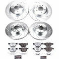 thumbnail image 3 of PowerStop Front and Rear Z26 Street Warrior Carbon-Fiber Ceramic Brake Pad and Drilled and Slotted Rotor Kit Fits: BMW Select Models K6057-26, 3 of 9