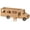 Natural Harvest, variant on Amish-Made Wooden School Bus Toy, Large Yellow