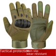 thumbnail image 2 of Guantes tácticos para deportes, ciclismo, exteriores, medio dedo, antideslizantes, resistentes al desgaste, para fitness, guantes tácticos especiales, 2 of 5