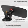 thumbnail image 3 of Car Rear View Mirror Adjustable Wide-Angle Car Interior Mirror Universal Windshield Car Rearview Mirror with Suction Cup Reduces Blind Spots Clear Mirror for Cars Trucks SUVs, 3 of 11