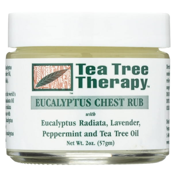 Tea Tree Therapy Eucalyptus Chest Rub Eucalyptus Australiana Lavender Peppermint and Tea Tree