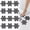 Grey, variant on CHENjy Anti Slip Shower Stickers, Bathtub Non Slip Decals with Strong Adhesive for Tubs and Floors, PEVA Safety Grip for Home Bathroom, 12 Pcs, 3.14 Inch, Blue