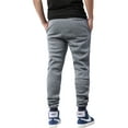 thumbnail image 4 of Ma Croix Mens Marled Jogger Pants Brushed Basic Solid Sweatpants, 4 of 4