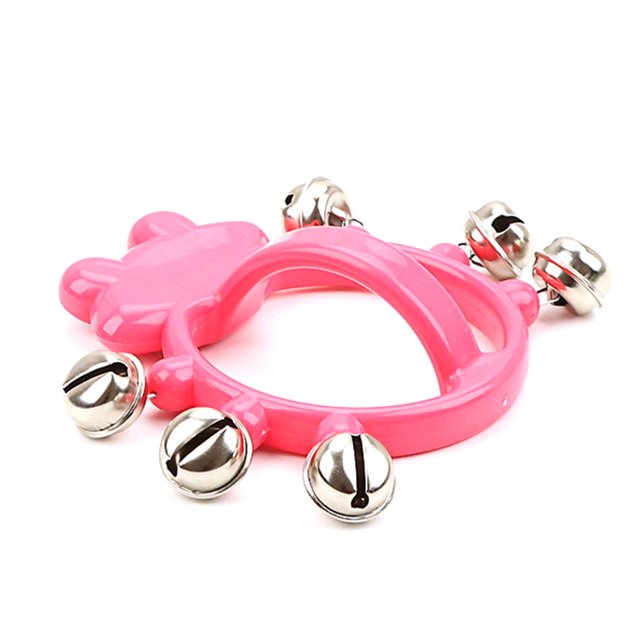 Pandereta Bell Montessori Pandereta De Mano Para Bebés Preescolares Niños B B Sunnimix Pandereta