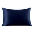 thumbnail image 1 of Funda de almohada de satén, parte inferior de algodón de primera calidad para una comodidad con regulación de la temperatura, 1 of 5