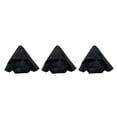 thumbnail image 1 of Transemion Car Shift Lever Collar PU Leather Interior Shifter Cover Automobile Manual Knob Stick Protector Modification Riding Black Line 3Set, 1 of 6