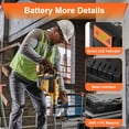 thumbnail image 7 of 20v Max Battery Replacement for Dewalt 6.0Ah Battery 2Packs, 7 of 7