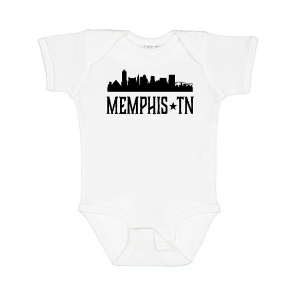 Inktastic Memphis Tennessee City Skyline Boys or Girls Baby Bodysuit