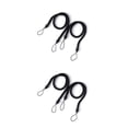 thumbnail image 4 of stanreset 1/2/3/5 2pcs Maison Hôtel Polyester Rideau Retenue Salon Drapé Tieback Draperies Décoratif Support Ondulé Corde Noire 2PCS, 4 of 6