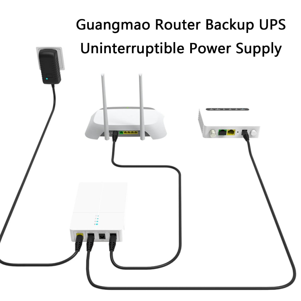 Routers Uninterruptible Power SupplyOffering Consistent Power Supply To Networking Disruptions DC5.5x2.1mm Input