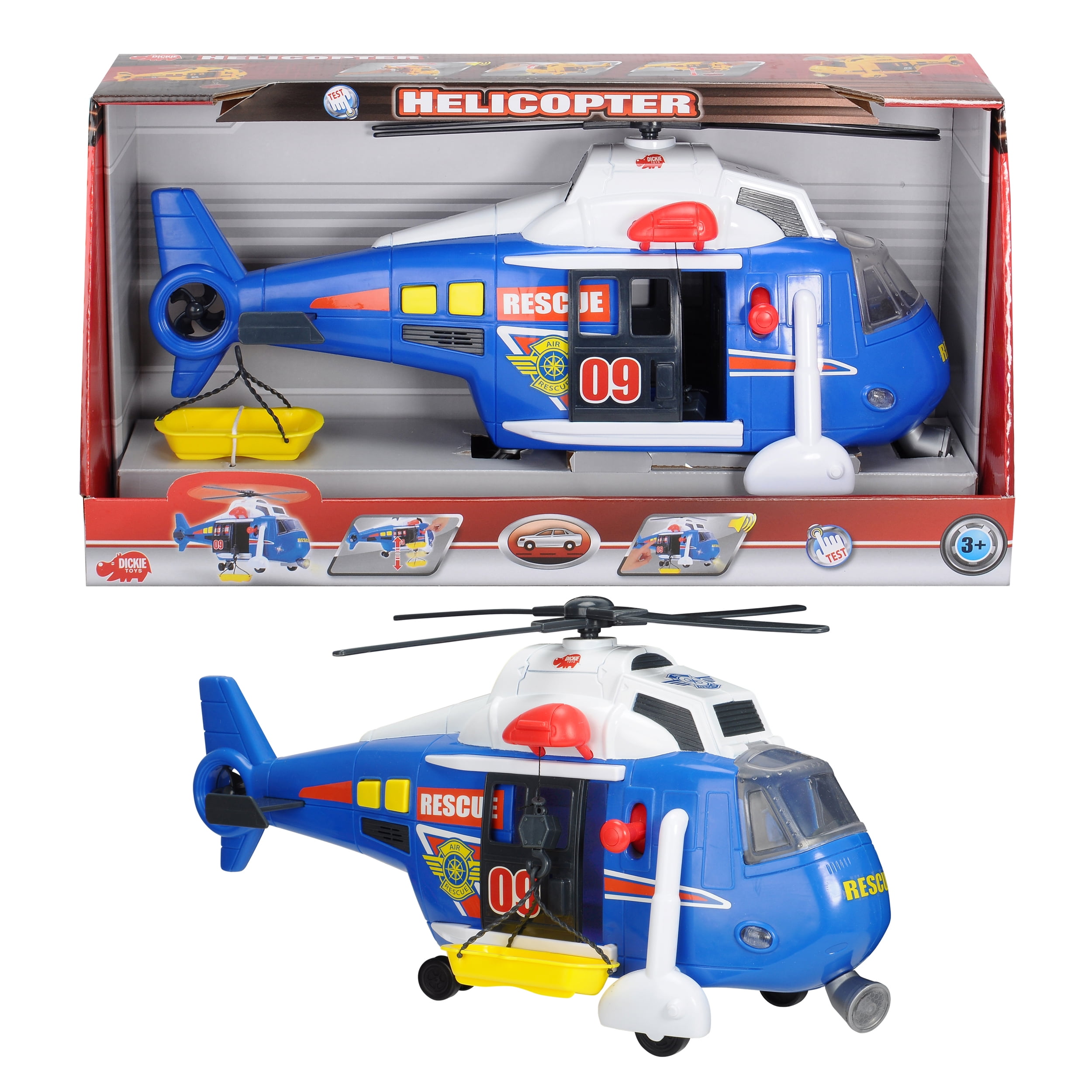 Helikopter Dickie Toys 203308356 41 cm Action Series Helicopter 