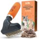 thumbnail image 1 of Rastrillo desenredante GoPets de doble fila para subpelo, 1 of 7