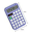 thumbnail image 6 of bestolf Desktop Calculator Solar Powered Battery Operated 12 Digits Round Buttons Large LCD Display Finance Student Calculator Office Supplies, 6 of 8