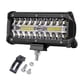 thumbnail image 1 of Juego de 2 barras de luz LED, 7 pulgadas, 120 W, 24.000 lm, faros antiniebla todoterreno, luces de conducción LED, módulos LED con haz combinado, foco, inundación, luces de trabajo LED impermeables pa, 1 of 5