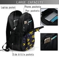 thumbnail image 4 of Cauagu Sunflowers Print Travel Laptop with USB Charging Port,Extra Large Backpack College Backpack Business Work Bag Casual Daypack Perfert for Men Women, 4 of 7