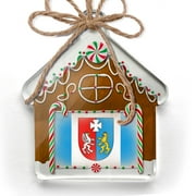 Ornament Printed One Sided Carpathian foreland (Podkarpackie) Flag region: Poland Christmas 2021 Neonblond