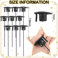 thumbnail image 3 of 36 Pcs Graduation Cap Glitter Picks Foam Hat Picks for Grad Table Centerpiece Vase Filler Decoration, 3 of 6