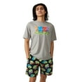 thumbnail image 2 of Teenage Mutant Ninja Turtles Men's 2-Piece T-Shirt & Lounge Shorts Sleep Set-Large, 2 of 7
