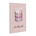 thumbnail image 3 of Stupell Industries Life Is Beautiful French Dessert Quotes and Sayings Painting Wrapped Canvas Canvas Art Print Wall Art, 30 x 45, 3 of 7